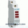 Светодиодный индикатор 3-фаз Hager SVN127 красный 230В АС